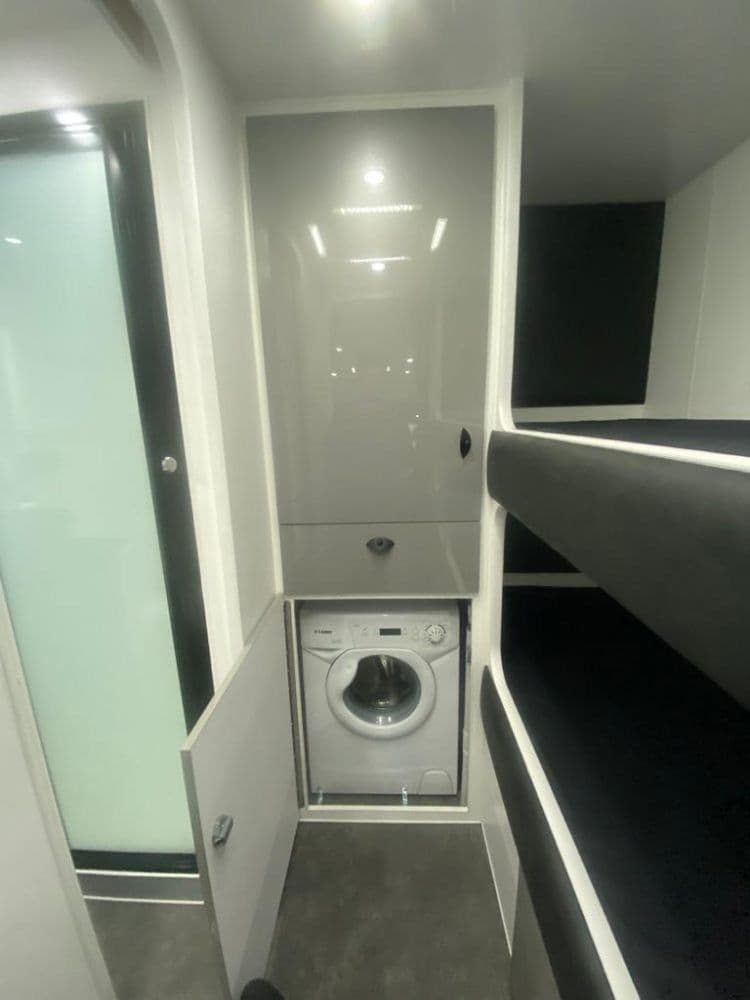 Glacier — Bunks + washing machine cabinet